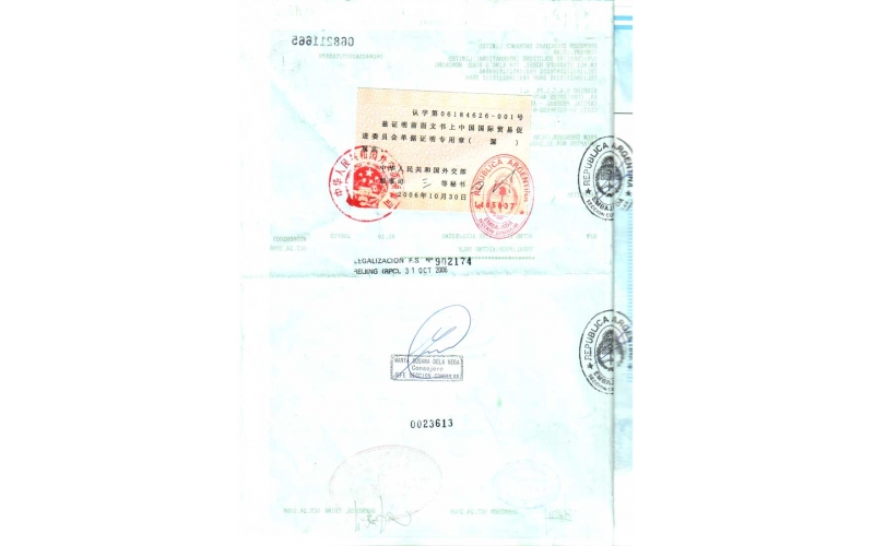 MP3 當時的LICENSE，出口阿根廷的記錄